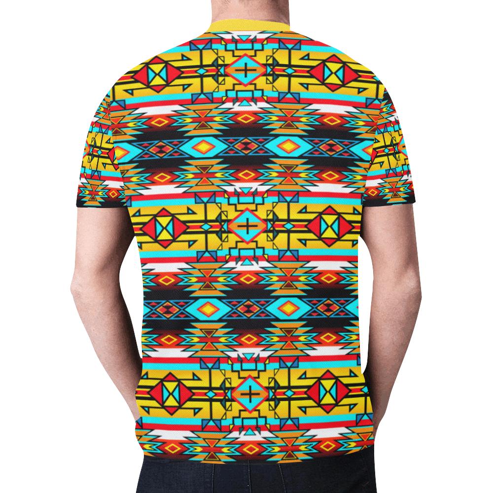 Force of Nature Twister New All Over Print T-shirt for Men/Large Size (Model T45) New All Over Print T-shirt for Men/Large (T45) e-joyer