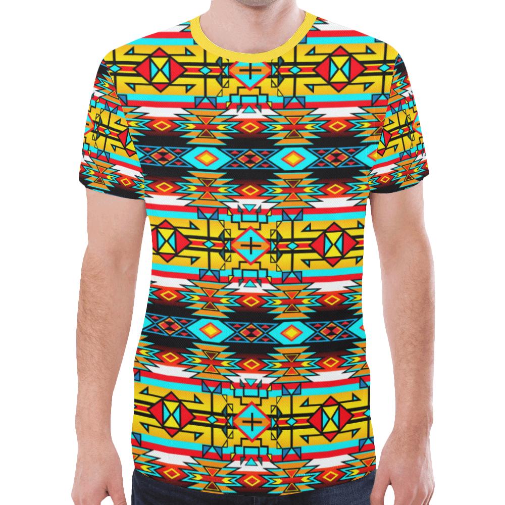 Force of Nature Twister New All Over Print T-shirt for Men/Large Size (Model T45) New All Over Print T-shirt for Men/Large (T45) e-joyer