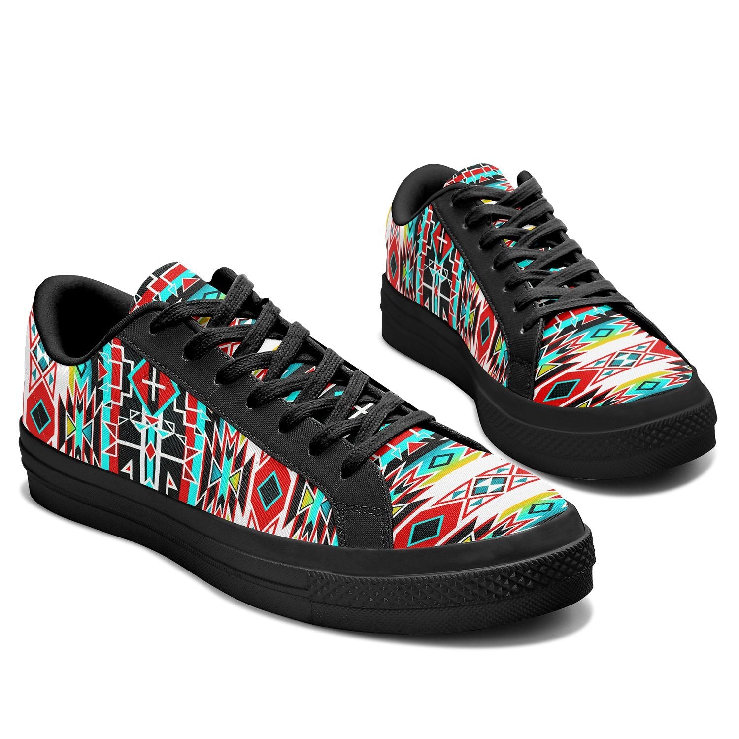 Force of Nature Windstorm Aapisi Low Top Canvas Shoes Black Sole 49 Dzine