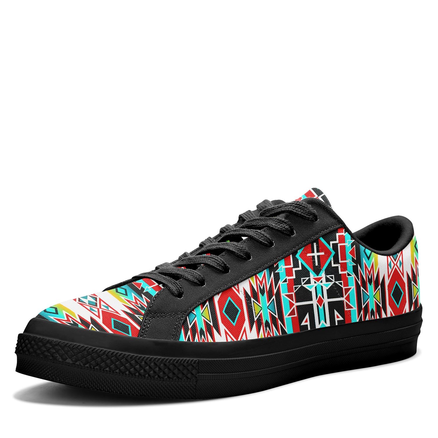 Force of Nature Windstorm Aapisi Low Top Canvas Shoes Black Sole 49 Dzine