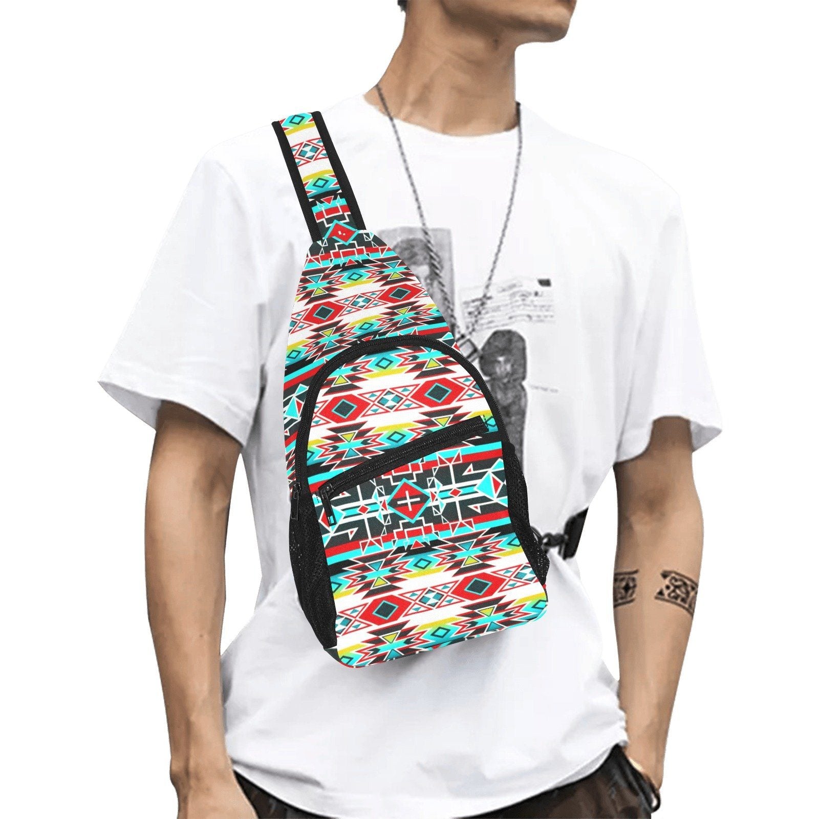 Force of Nature Windstorm All Over Print Chest Bag (Model 1719) All Over Print Chest Bag (1719) e-joyer