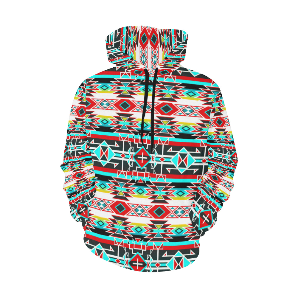 Force of Nature Windstorm All Over Print Hoodie for Women (USA Size) (Model H13) Hoodie e-joyer