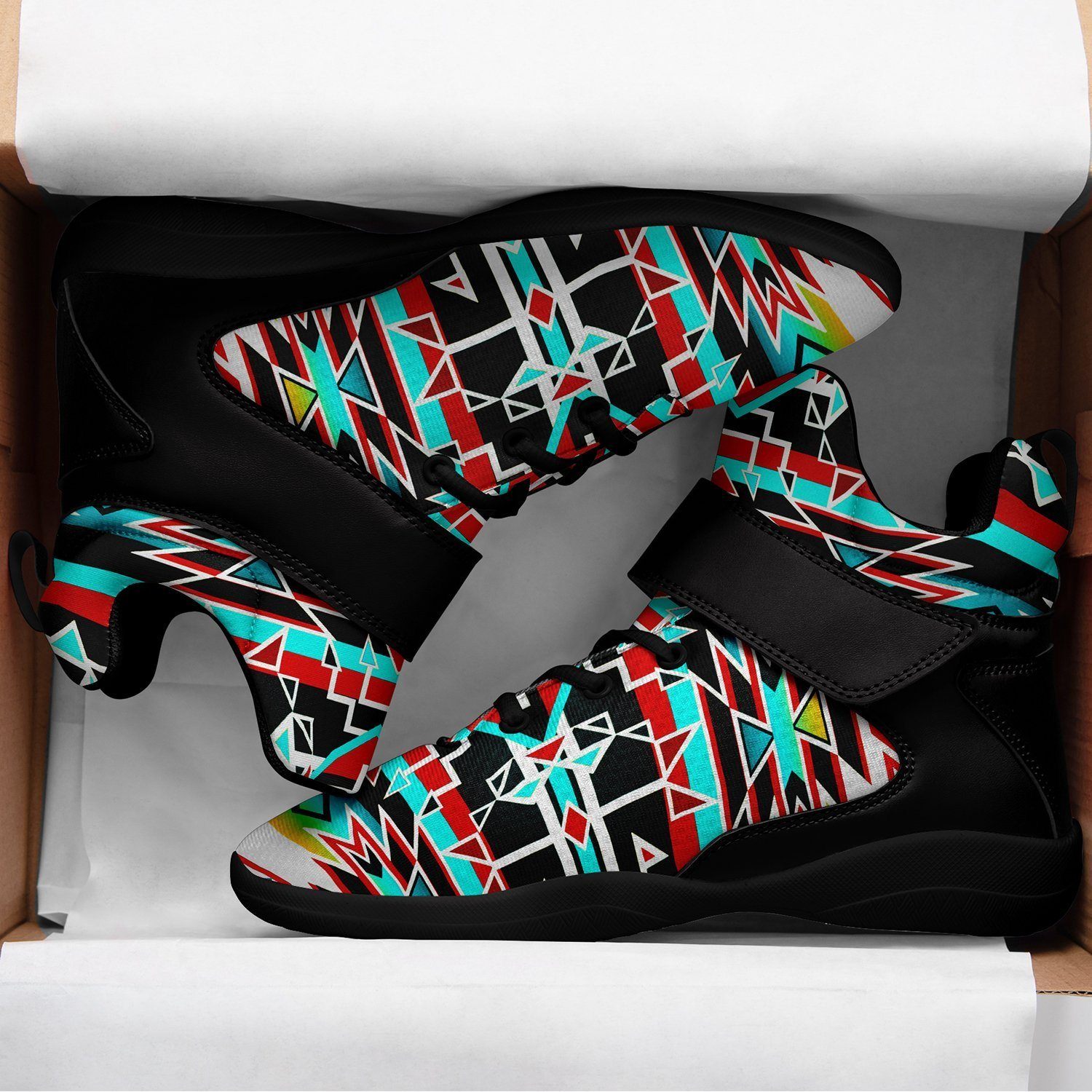 Force of Nature Windstorm Ipottaa Basketball / Sport High Top Shoes - Black Sole 49 Dzine