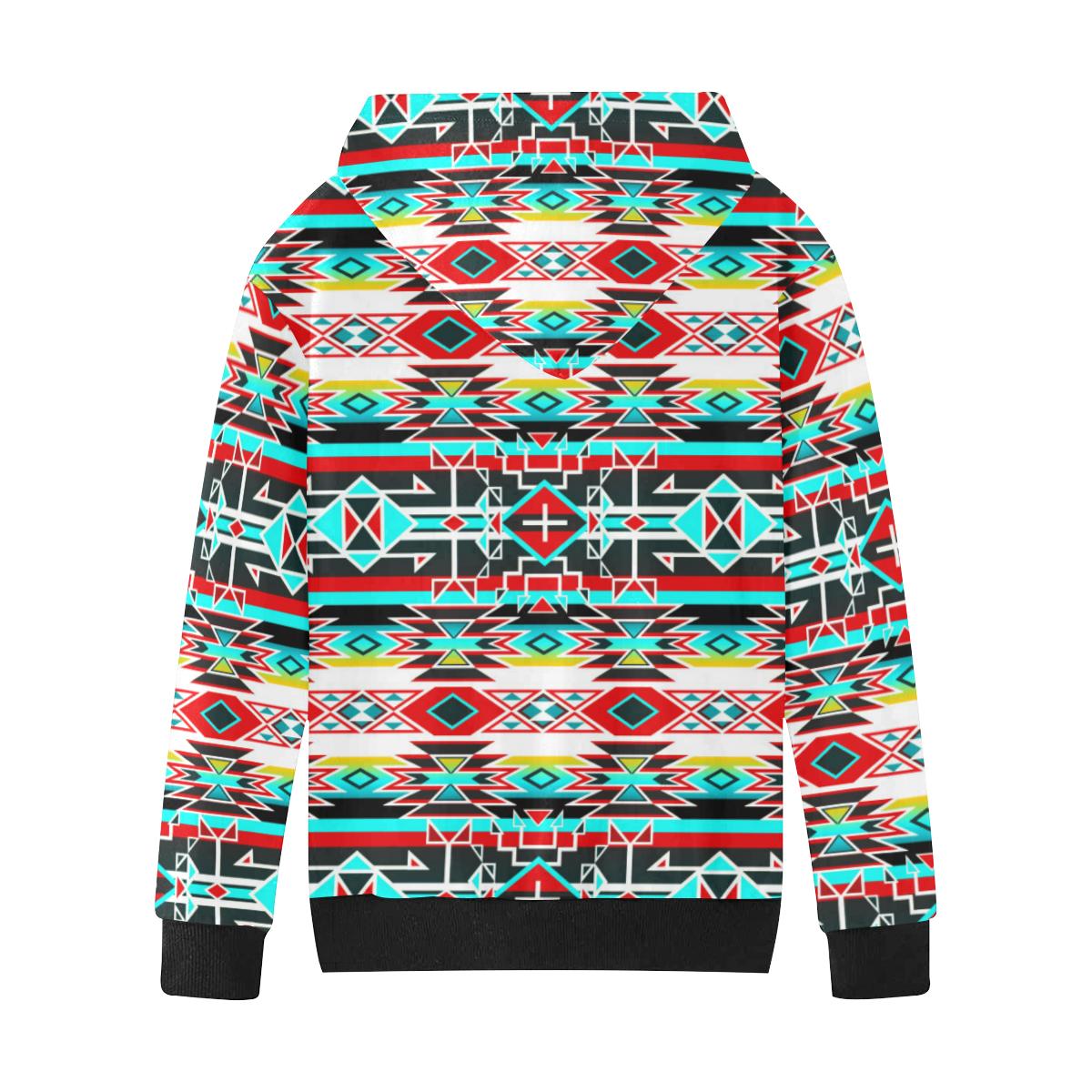 Force of Nature Windstorm Kids' All Over Print Hoodie (Model H38) Kids' AOP Hoodie (H38) e-joyer