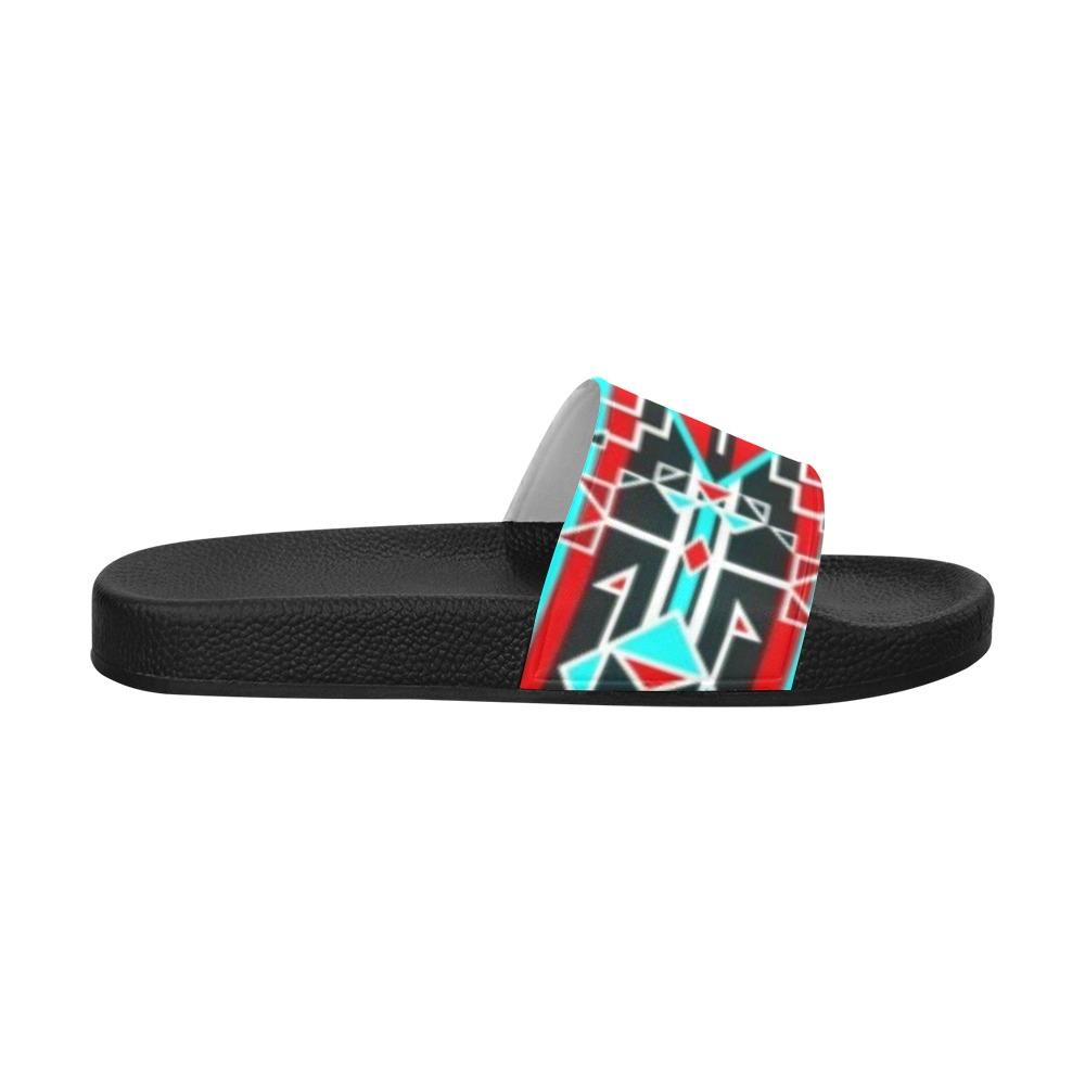 Force of Nature Windstorm Men's Slide Sandals (Model 057) Men's Slide Sandals (057) e-joyer