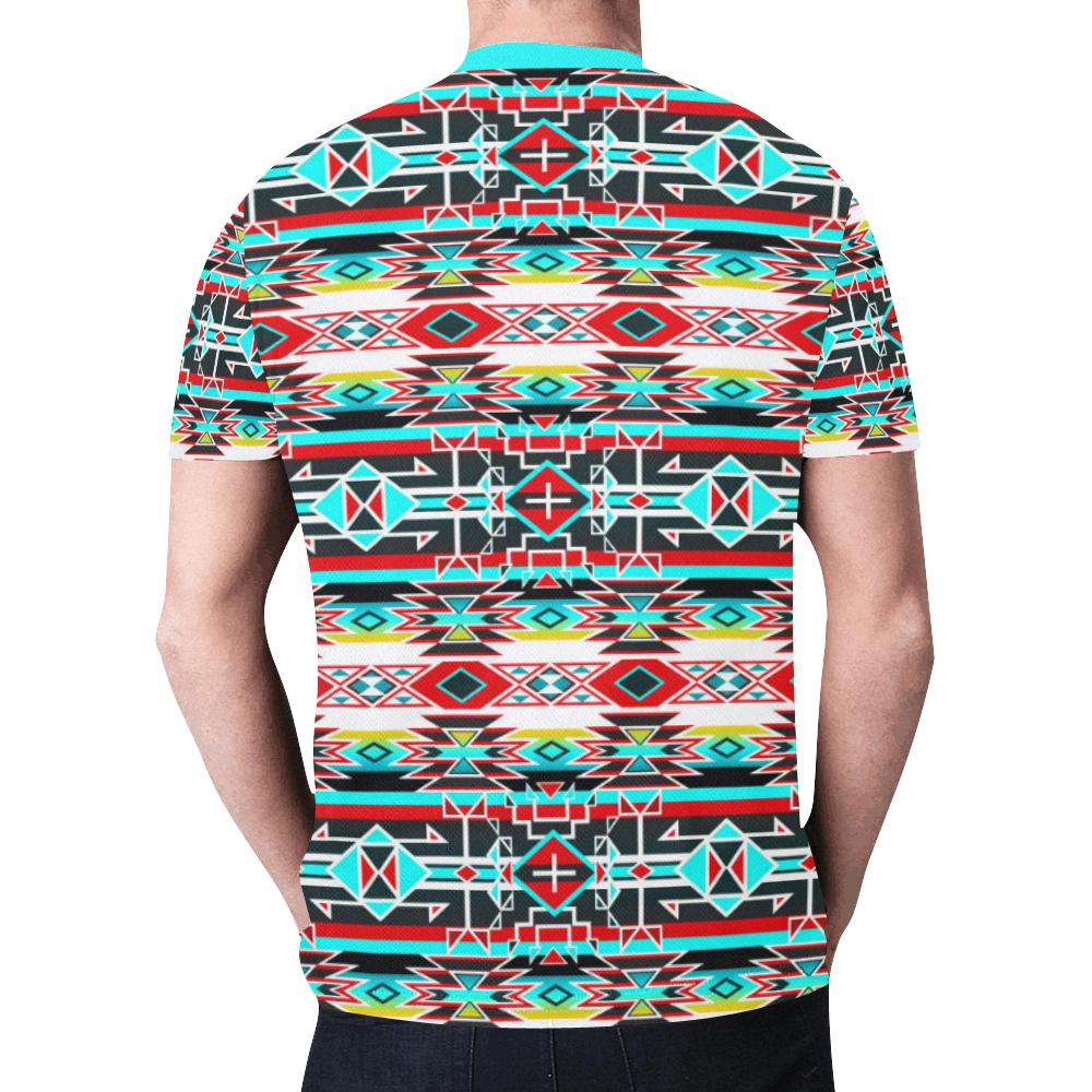 Force of Nature Windstorm New All Over Print T-shirt for Men/Large Size (Model T45) New All Over Print T-shirt for Men/Large (T45) e-joyer