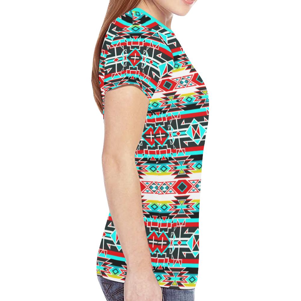 Force of Nature Windstorm New All Over Print T-shirt for Women (Model T45) New All Over Print T-shirt for Women (T45) e-joyer