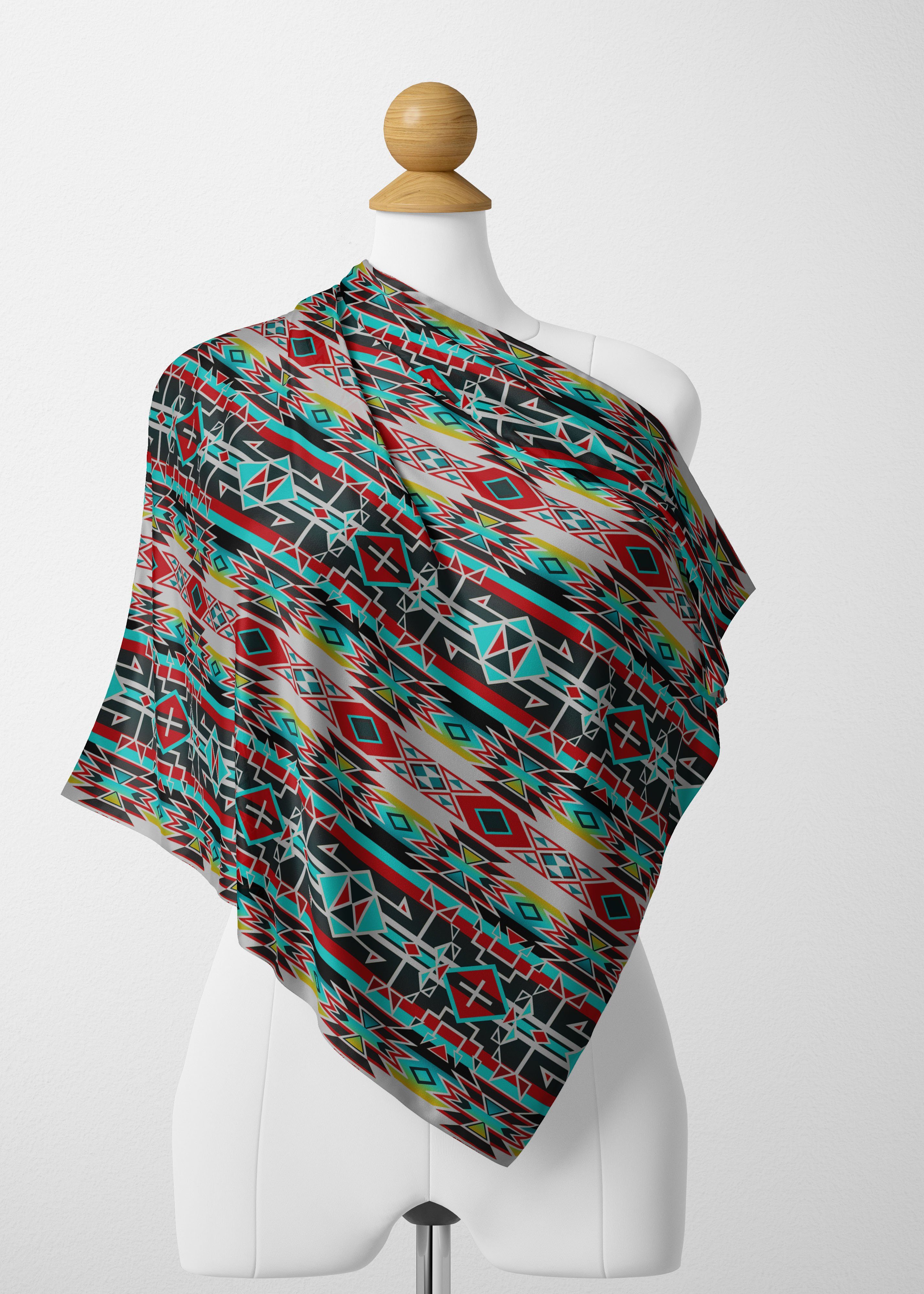 Force of Nature Windstorm Satin Shawl Scarf 49 Dzine