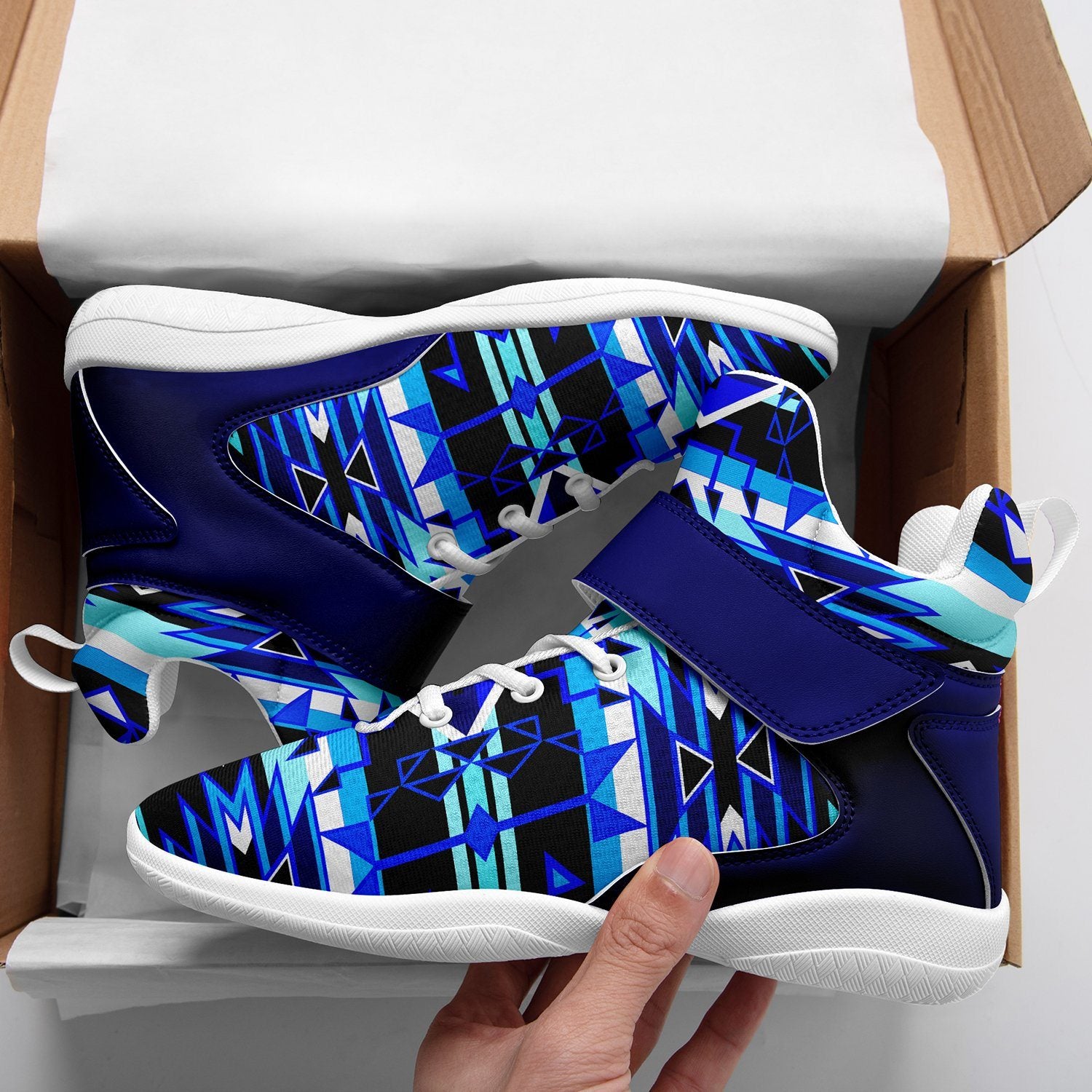 Force of Nature Winter Night Ipottaa Basketball / Sport High Top Shoes 49 Dzine