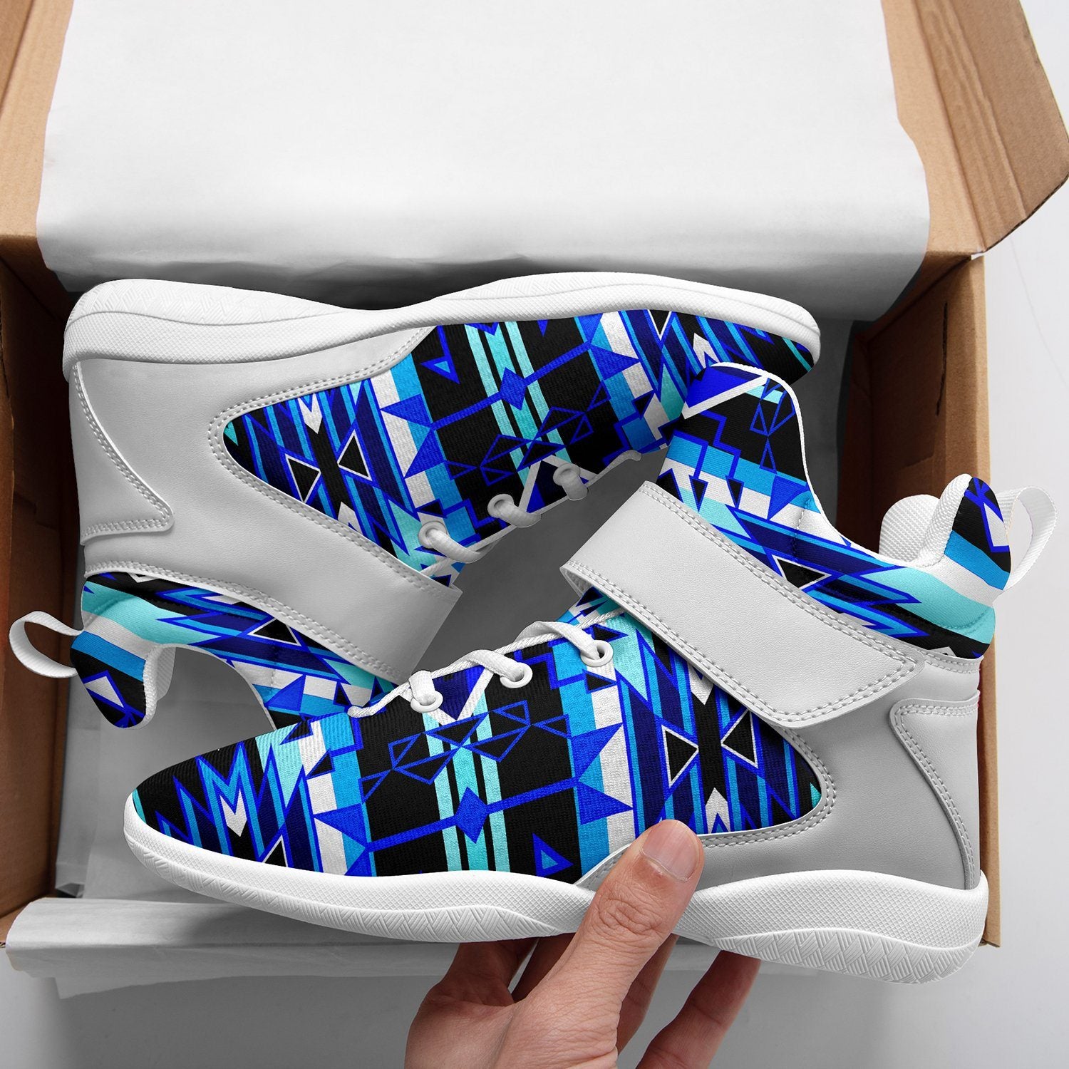 Force of Nature Winter Night Ipottaa Basketball / Sport High Top Shoes 49 Dzine