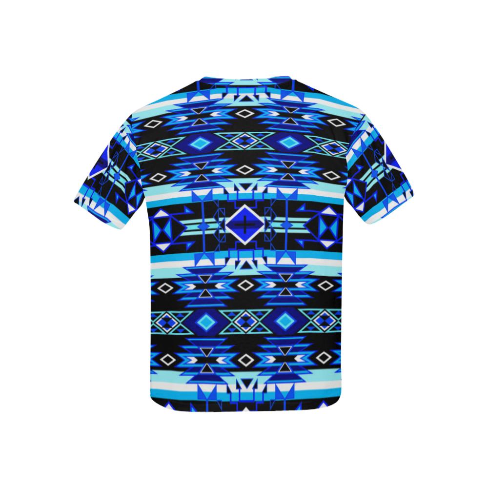 Force of Nature Winter Night Kids' All Over Print T-shirt (USA Size) (Model T40) All Over Print T-shirt for Kid (T40) e-joyer