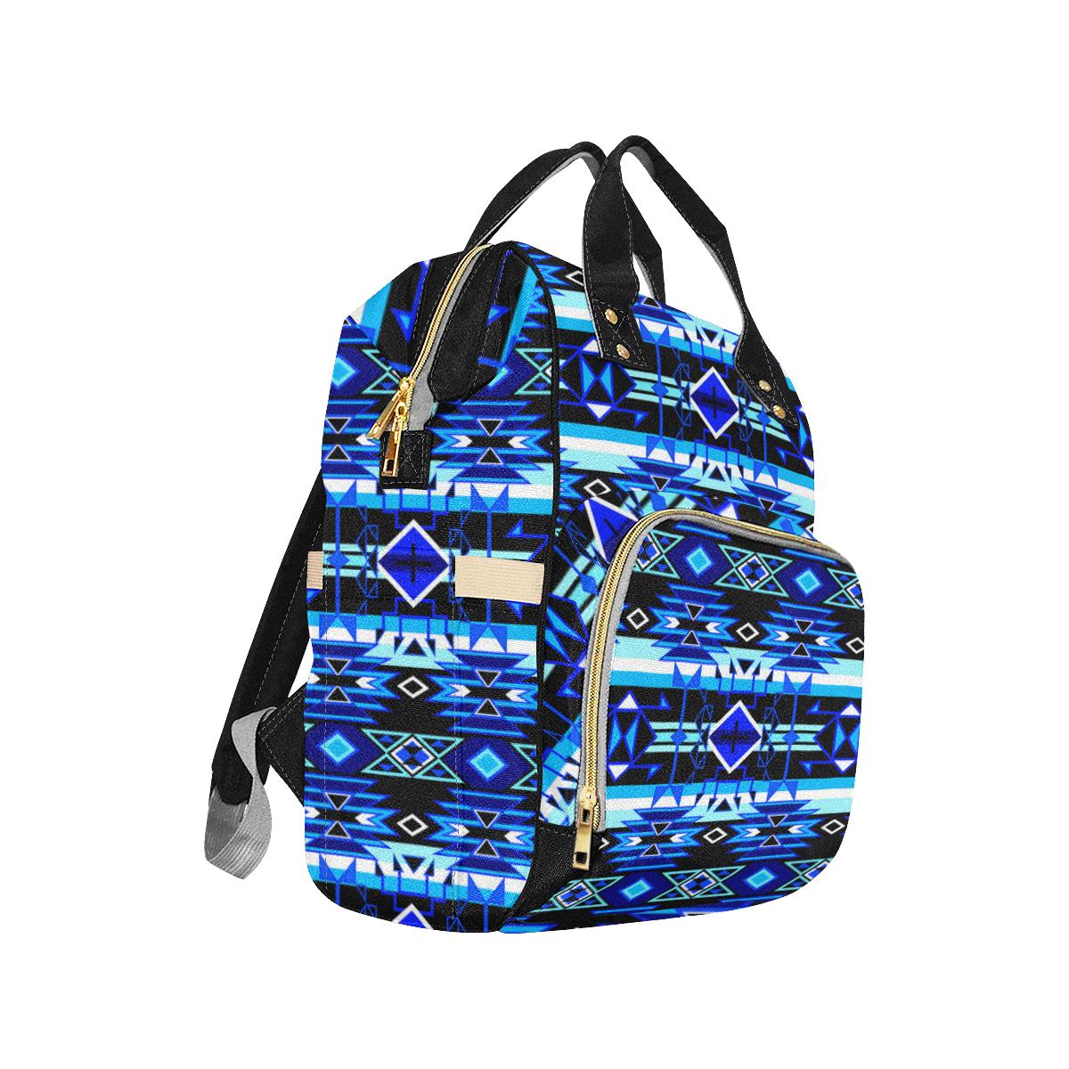Force of Nature Winter Night Multi-Function Diaper Backpack (Model 1688) Diaper Backpack (1688) e-joyer