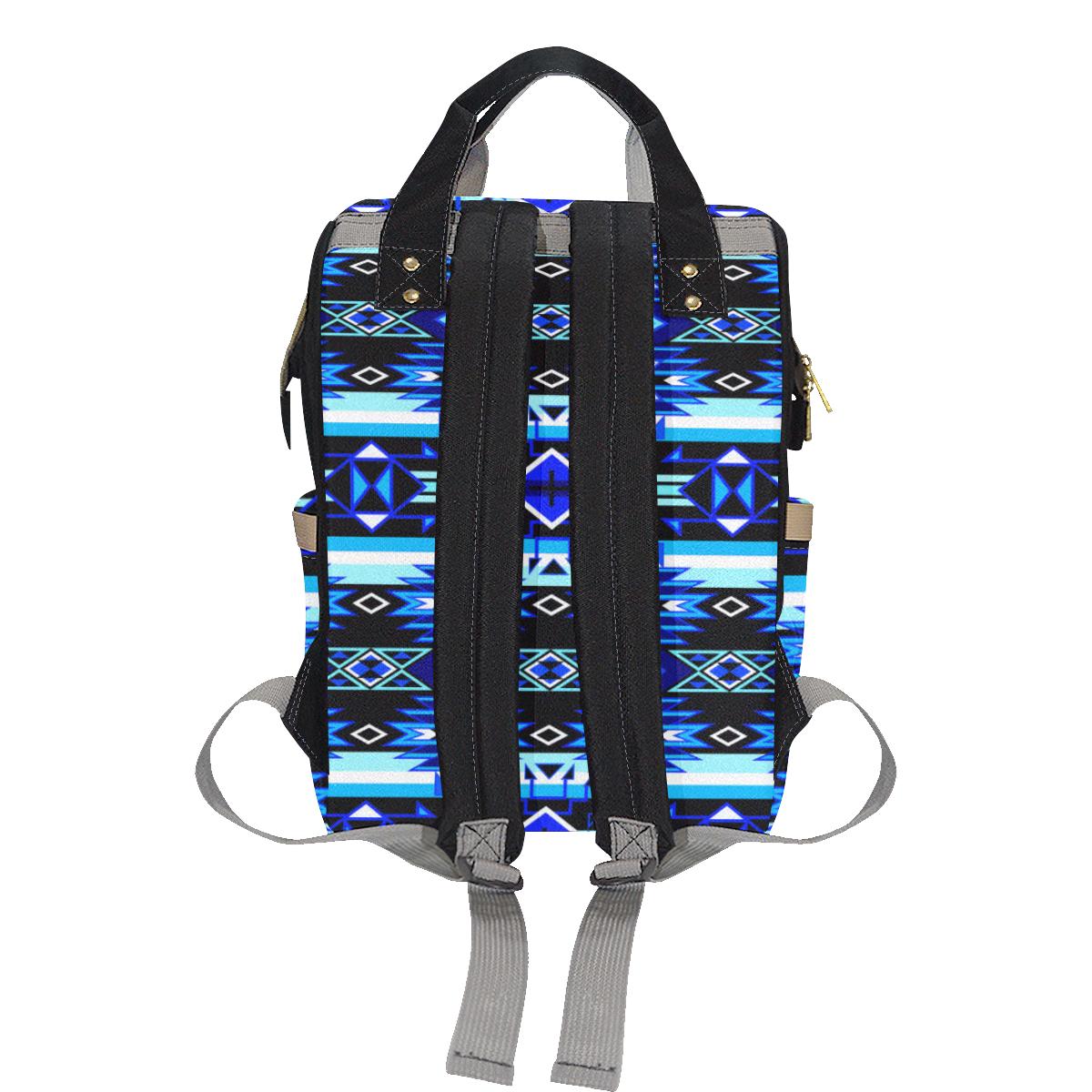 Force of Nature Winter Night Multi-Function Diaper Backpack (Model 1688) Diaper Backpack (1688) e-joyer
