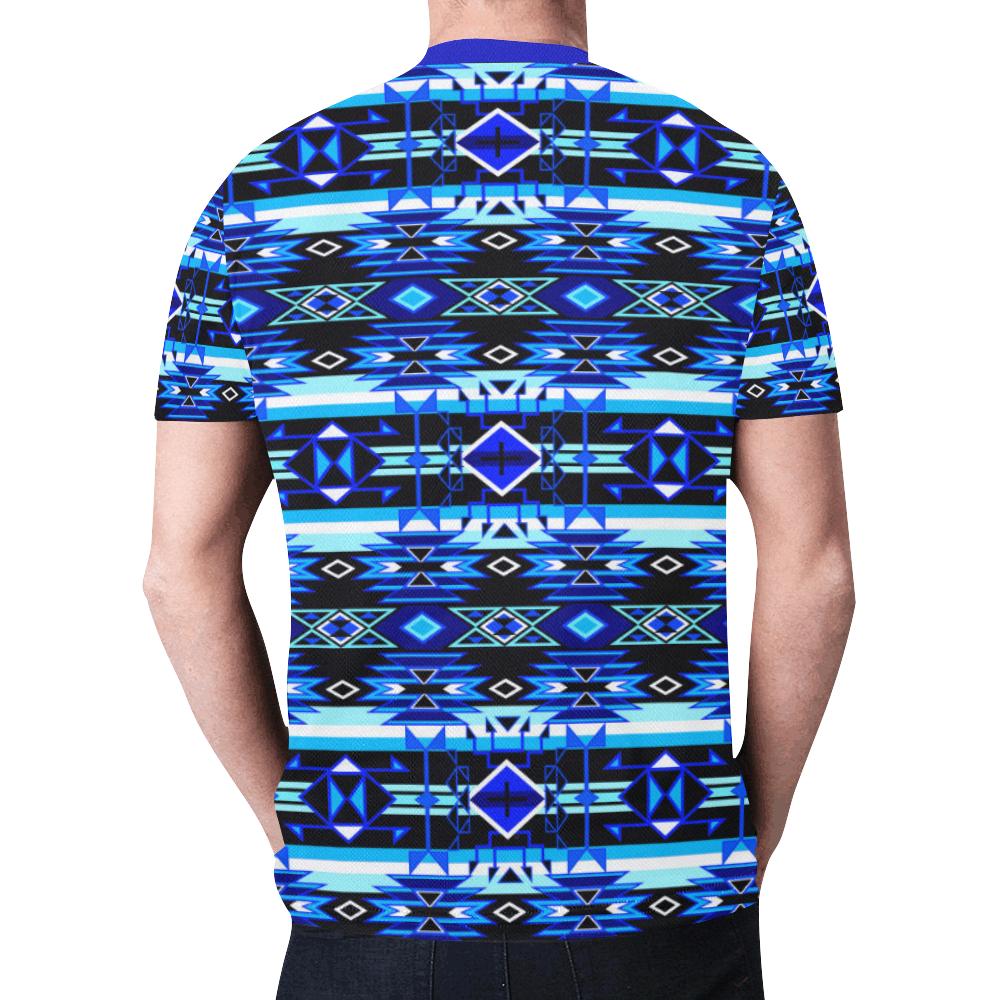 Force of Nature Winter Night New All Over Print T-shirt for Men/Large Size (Model T45) New All Over Print T-shirt for Men/Large (T45) e-joyer