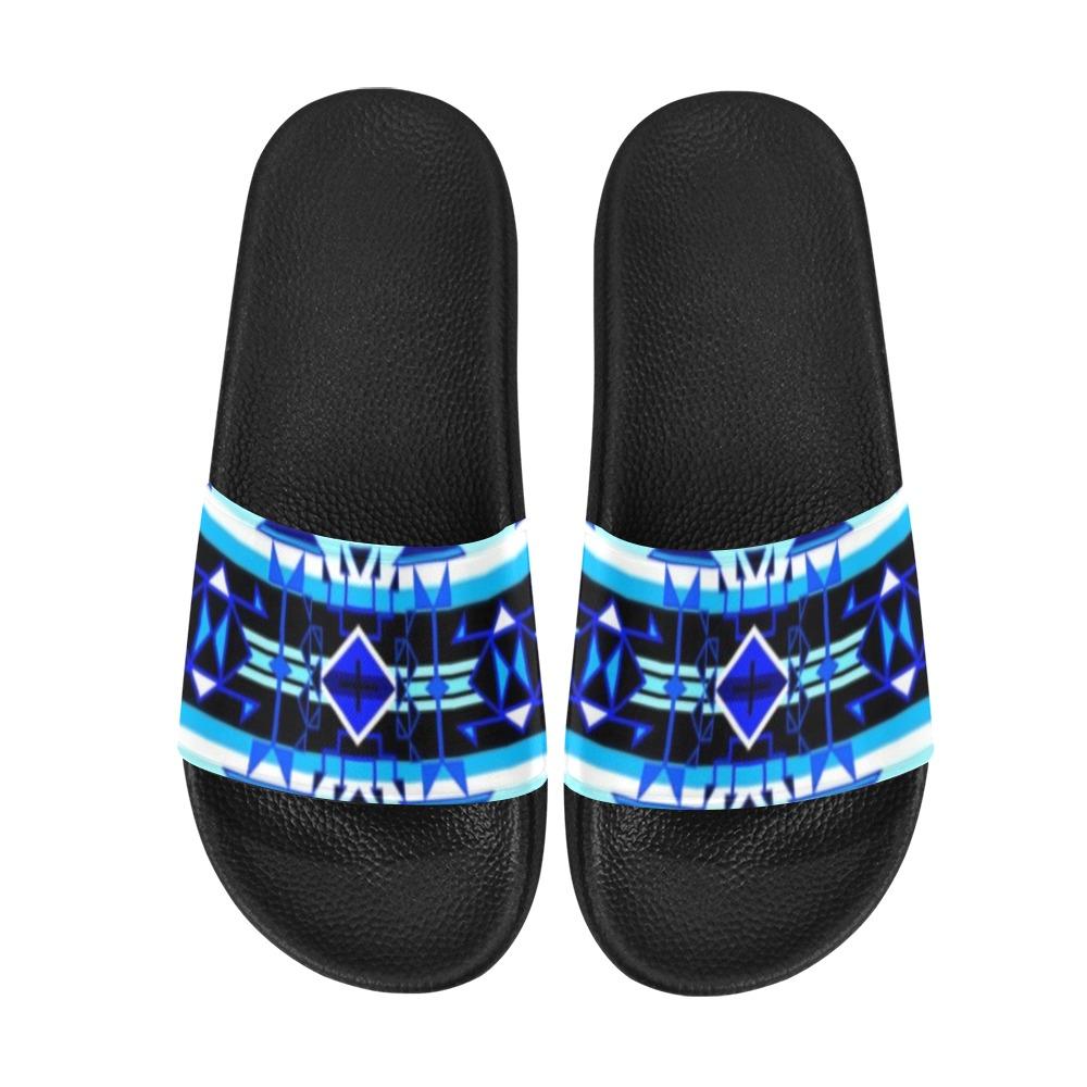 Force of Nature Winter Night Women's Slide Sandals (Model 057) Women's Slide Sandals (057) e-joyer