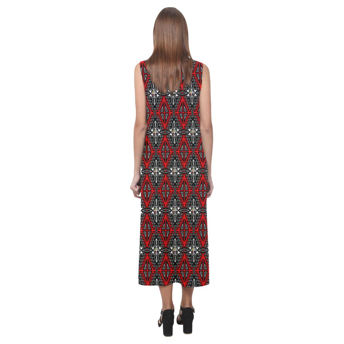 Four Directions Phaedra Sleeveless Open Fork Long Dress (Model D08) Phaedra Sleeveless Open Fork Long Dress (D08) e-joyer