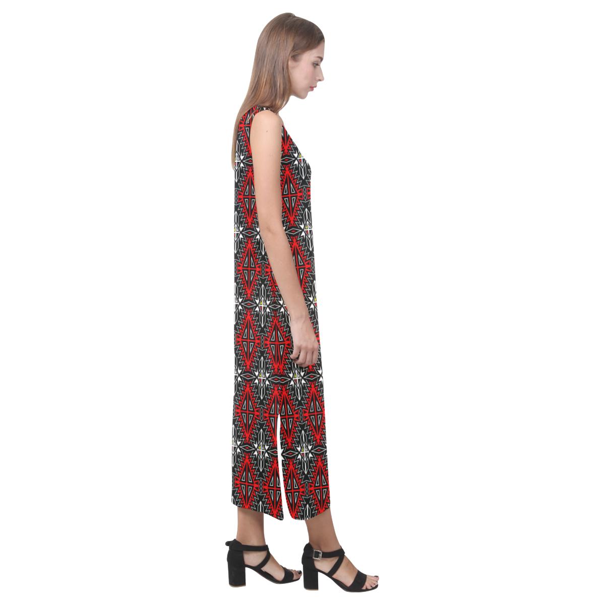 Four Directions Phaedra Sleeveless Open Fork Long Dress (Model D08) Phaedra Sleeveless Open Fork Long Dress (D08) e-joyer
