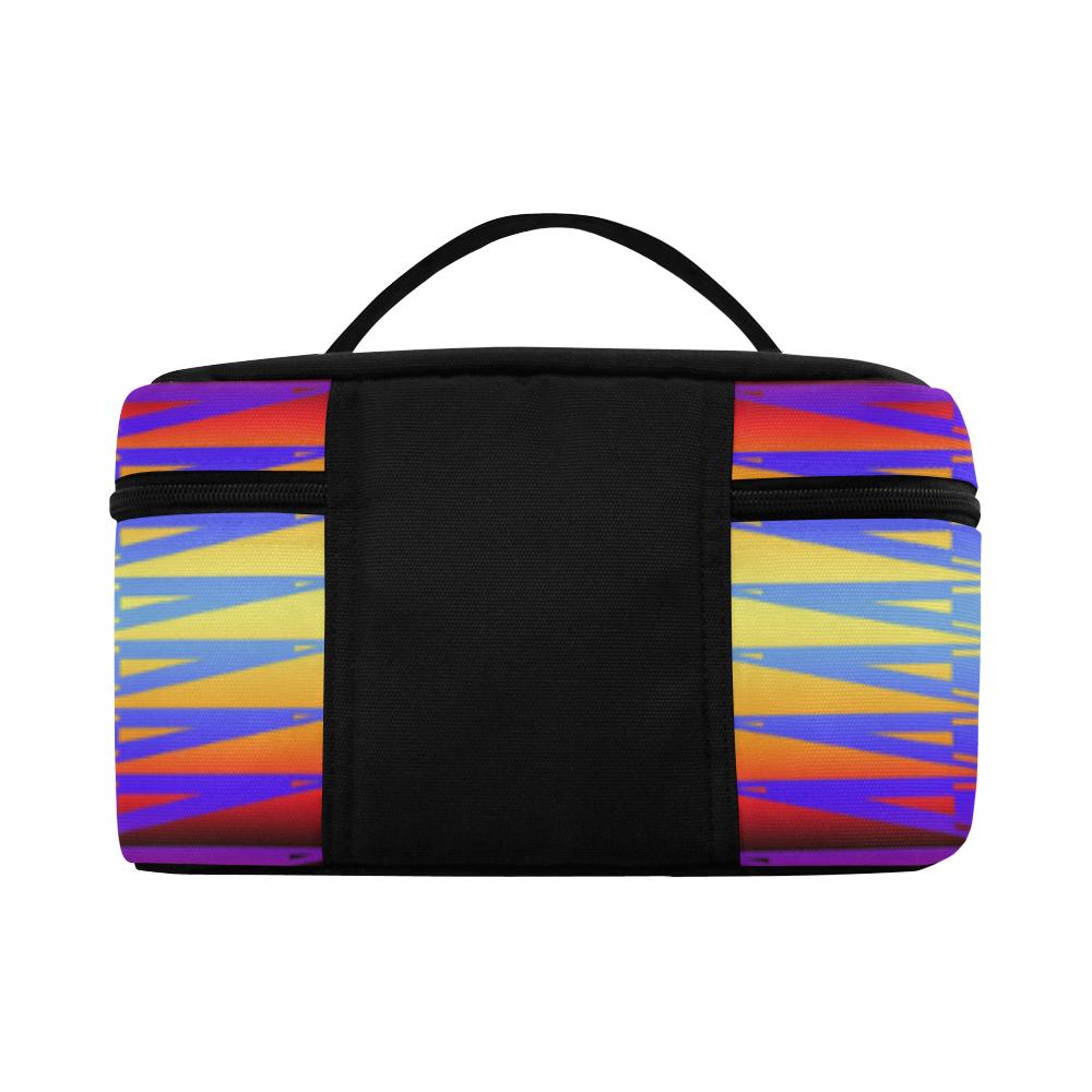 Fure Rattler Horizon Cosmetic Bag/Large (Model 1658) Cosmetic Bag e-joyer