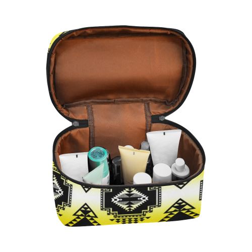 Gathering Fire Cosmetic Bag/Large (Model 1658) Cosmetic Bag e-joyer