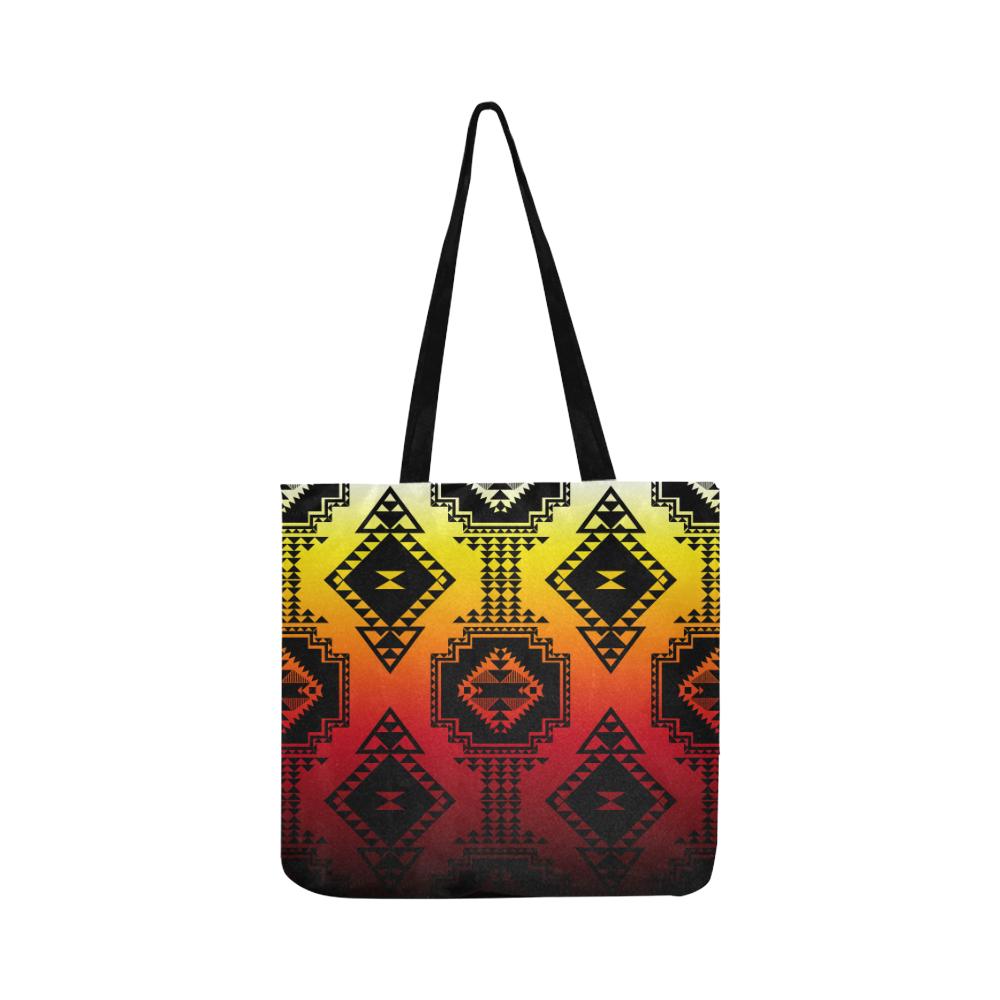 Gathering Fire Reusable Shopping Bag Model 1660 (Two sides) Shopping Tote Bag (1660) e-joyer