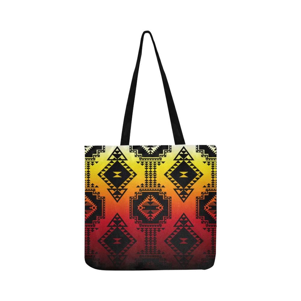 Gathering Fire Reusable Shopping Bag Model 1660 (Two sides) Shopping Tote Bag (1660) e-joyer