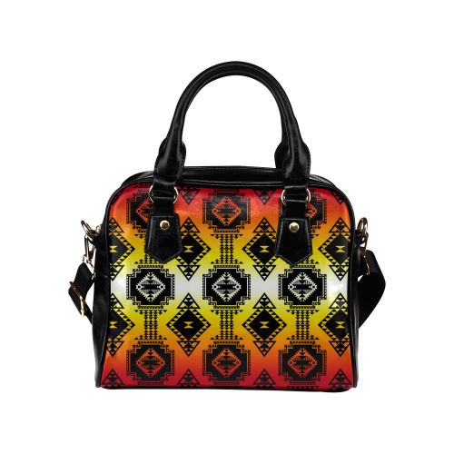 Gathering Fire Shoulder Handbag (Model 1634) Shoulder Handbags (1634) e-joyer