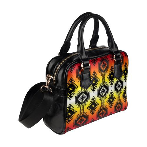 Gathering Fire Shoulder Handbag (Model 1634) Shoulder Handbags (1634) e-joyer