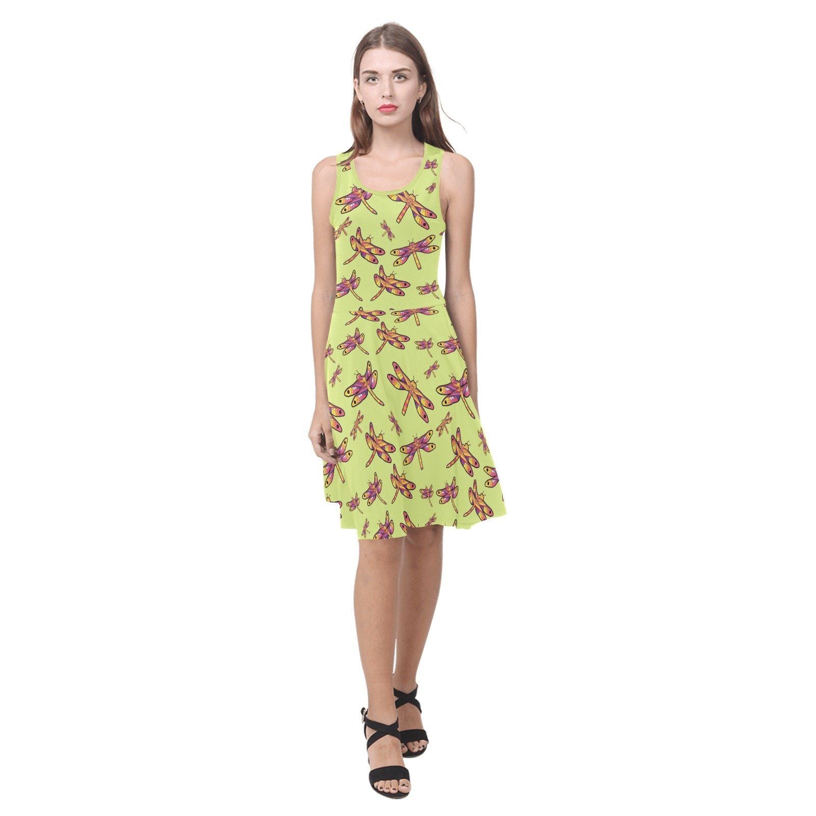 Gathering Lime Atalanta Sundress (Model D04) Atalanta Sundress (D04) e-joyer