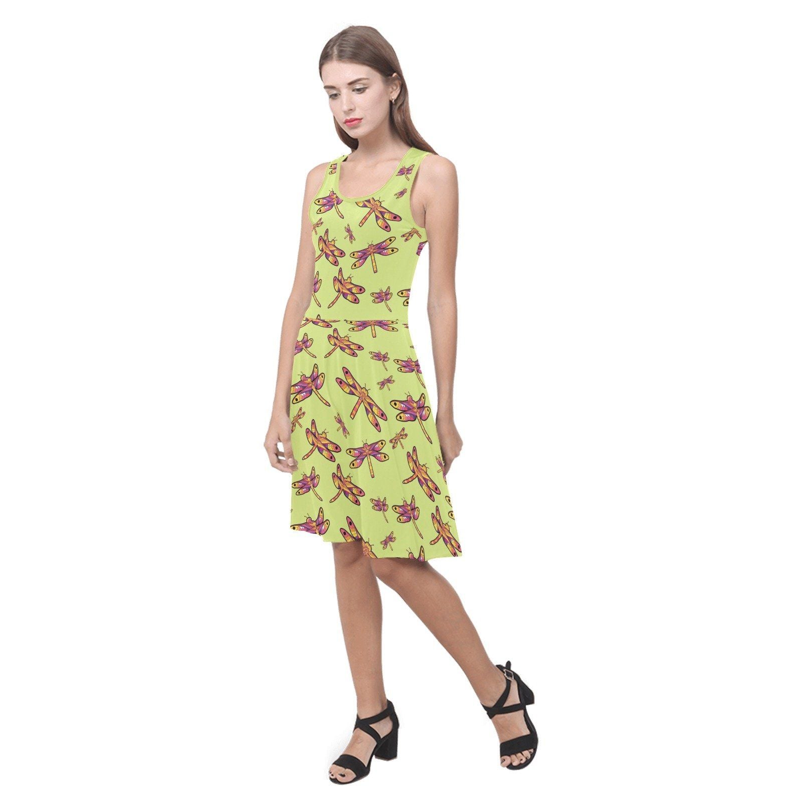 Gathering Lime Atalanta Sundress (Model D04) Atalanta Sundress (D04) e-joyer