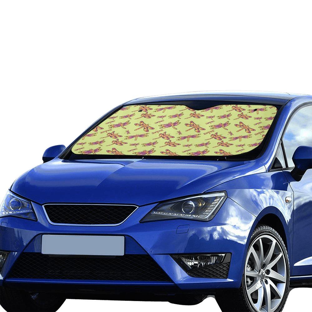 Gathering Lime Car Sun Shade 55"x30" Car Sun Shade e-joyer