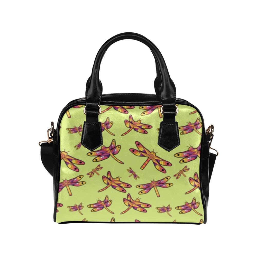 Gathering Lime Shoulder Handbag (Model 1634) Shoulder Handbags (1634) e-joyer