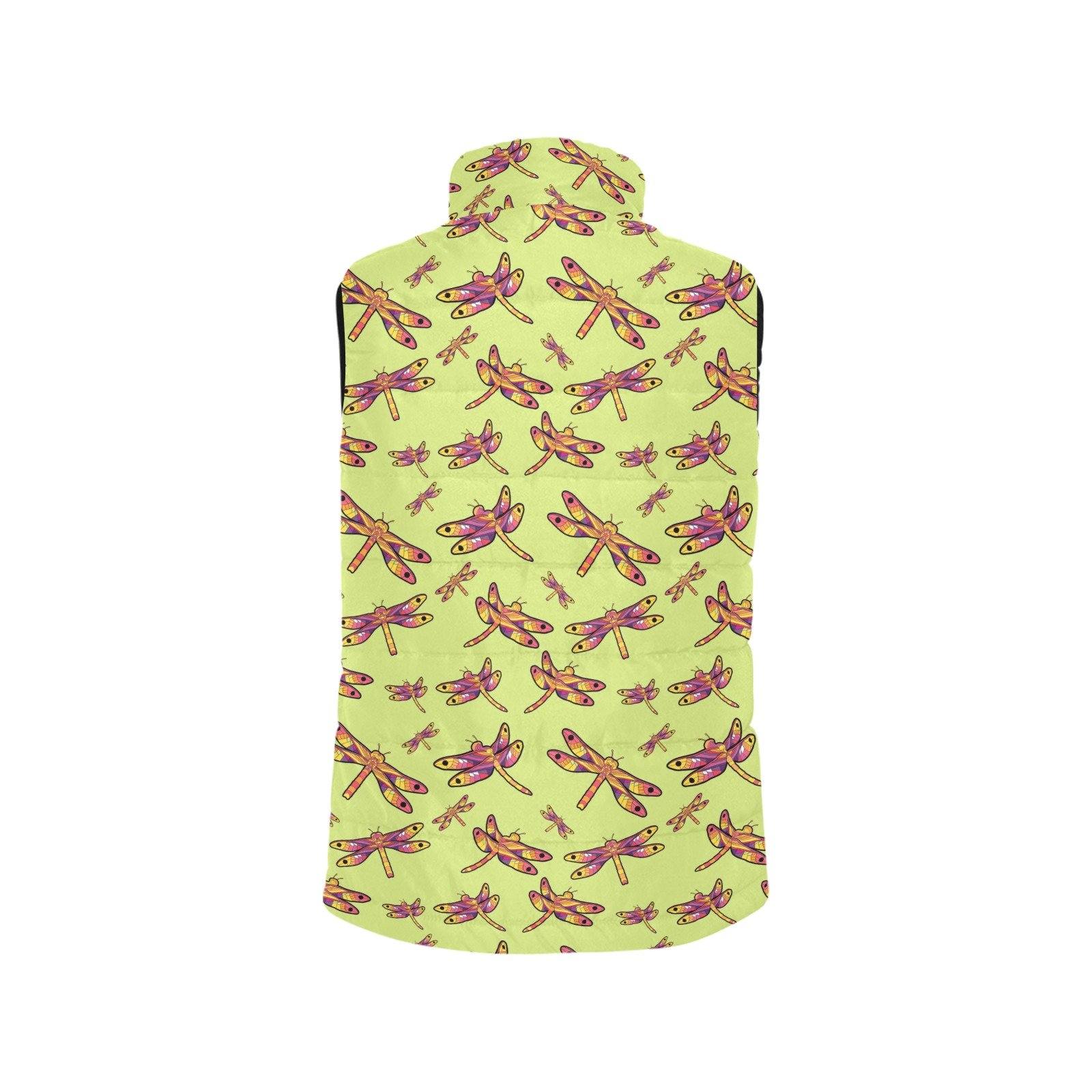 Gathering Lime Women's Padded Vest Jacket (Model H44) Women's Padded Vest Jacket (H44) e-joyer