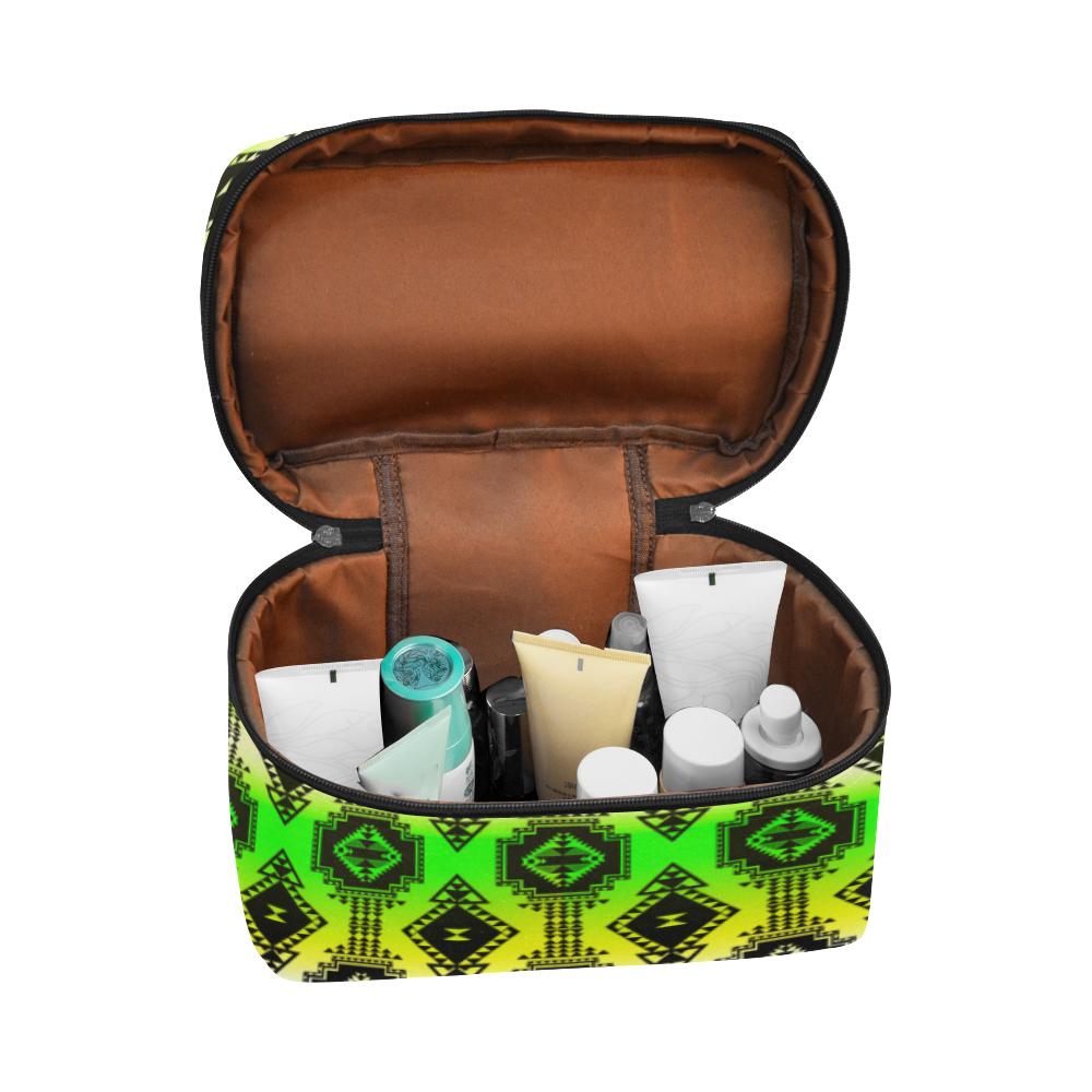 Gathering Meadow Cosmetic Bag/Large (Model 1658) Cosmetic Bag e-joyer