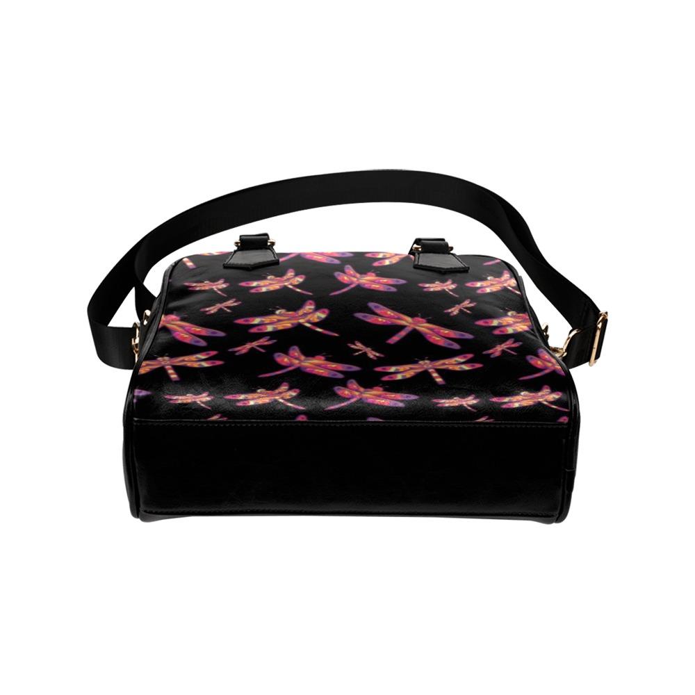 Gathering Noir Shoulder Handbag (Model 1634) Shoulder Handbags (1634) e-joyer