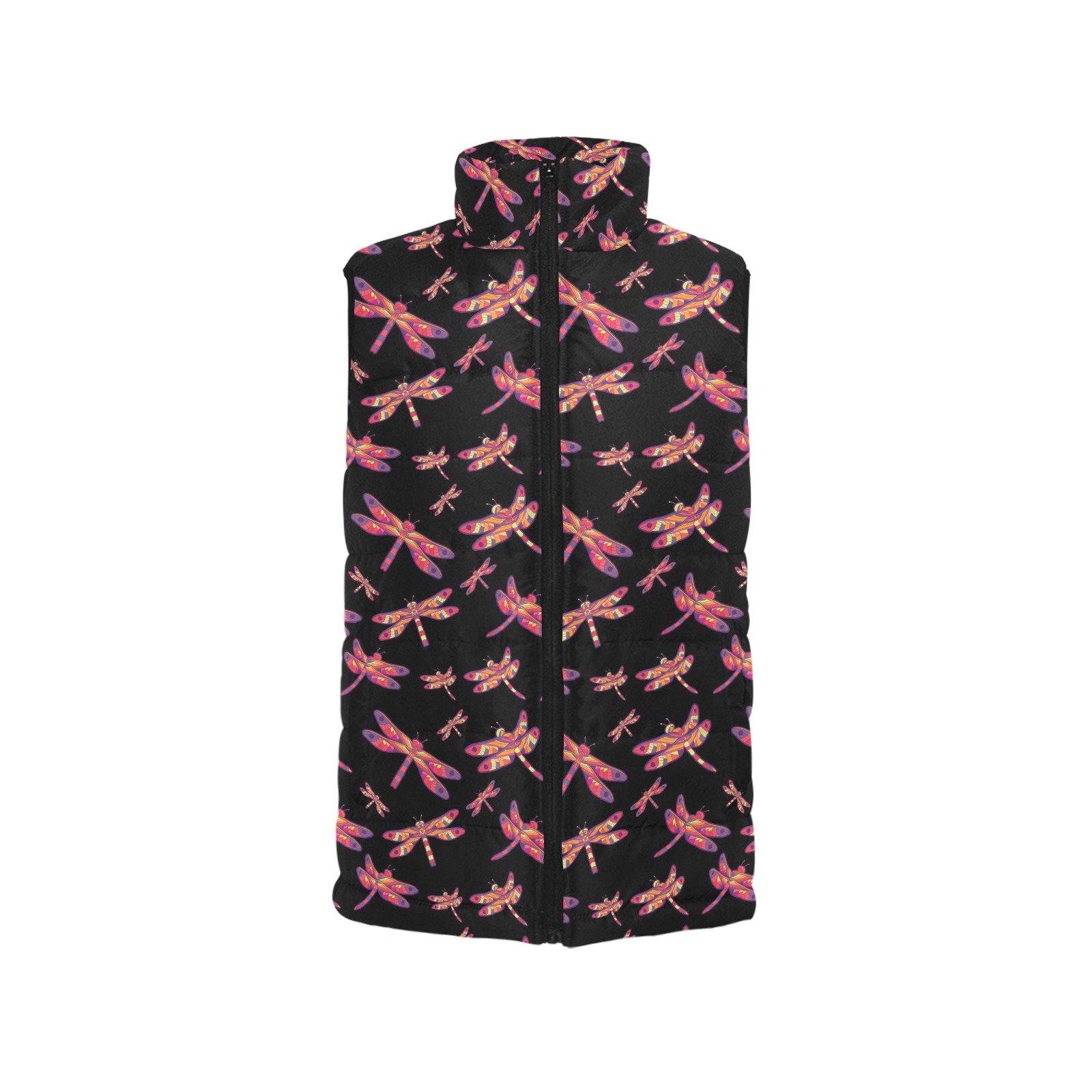 Gathering Noir Women's Padded Vest Jacket (Model H44) Women's Padded Vest Jacket (H44) e-joyer