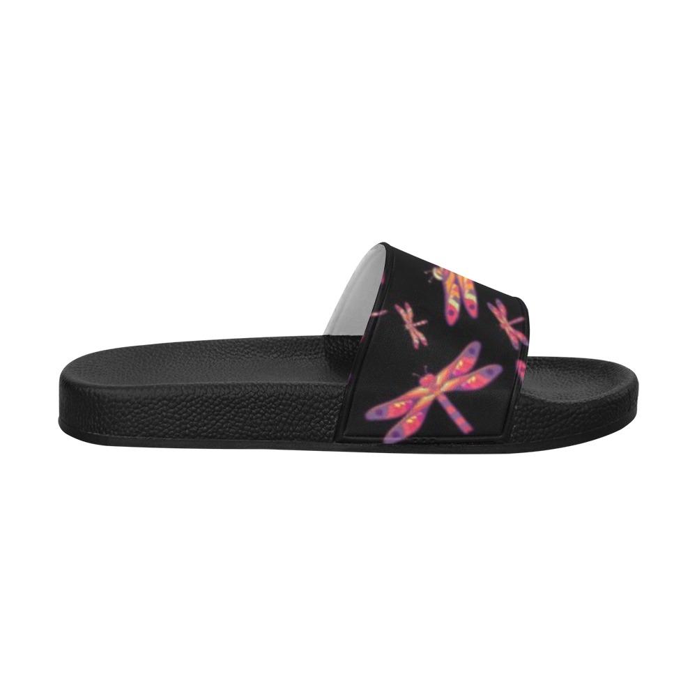 Gathering Noir Women's Slide Sandals (Model 057) Women's Slide Sandals (057) e-joyer