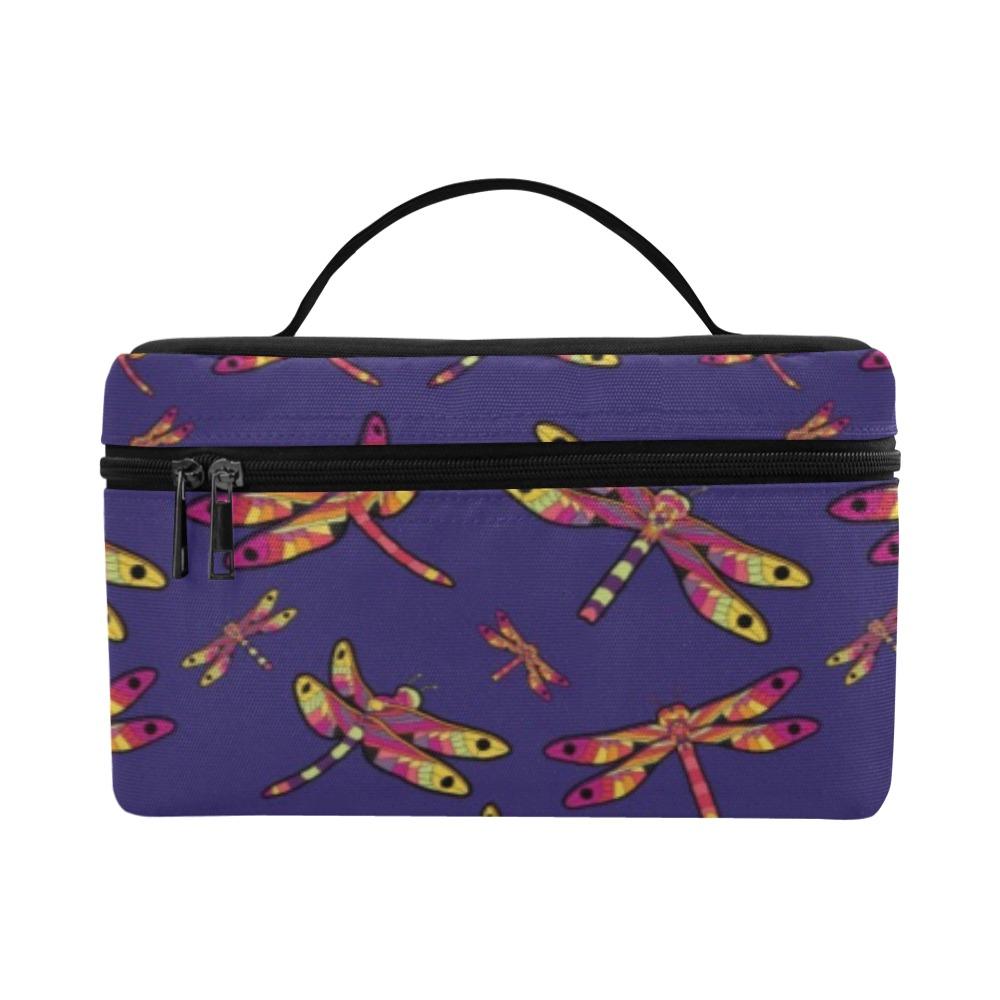 Gathering Purple Cosmetic Bag/Large (Model 1658) bag e-joyer