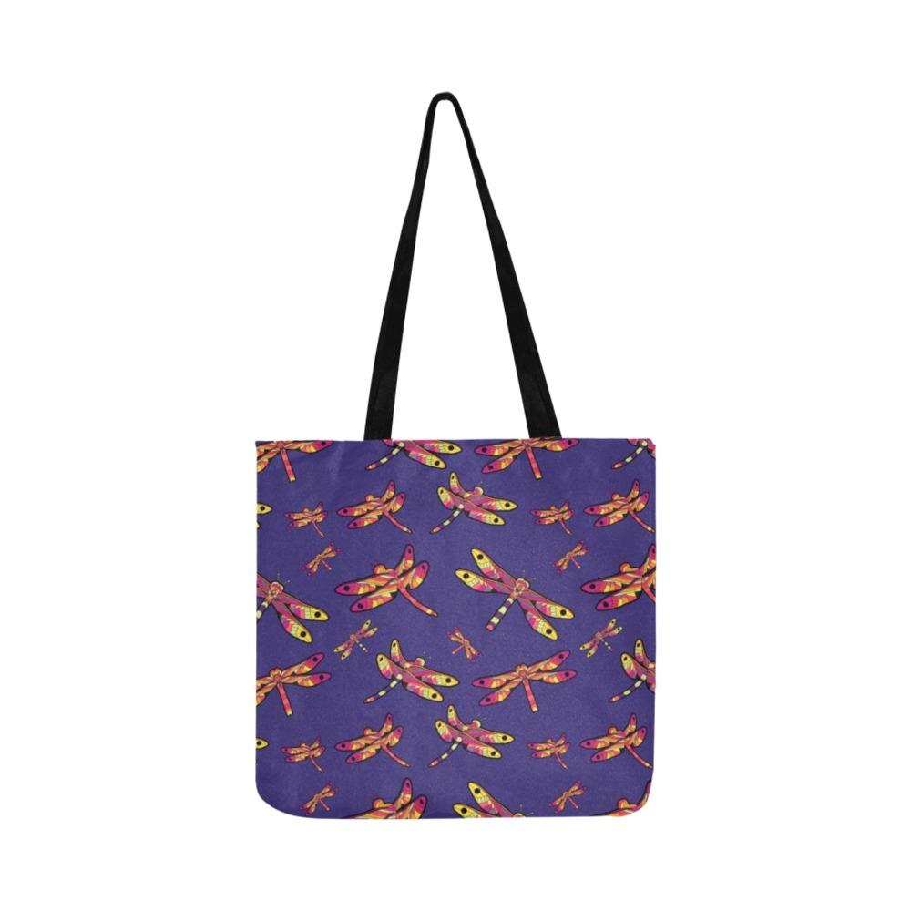 Gathering Purple Reusable Shopping Bag Model 1660 (Two sides) Shopping Tote Bag (1660) e-joyer