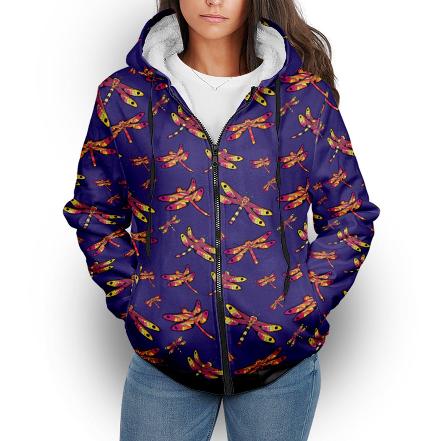Gathering Purple Sherpa Hoodie hoodie Herman