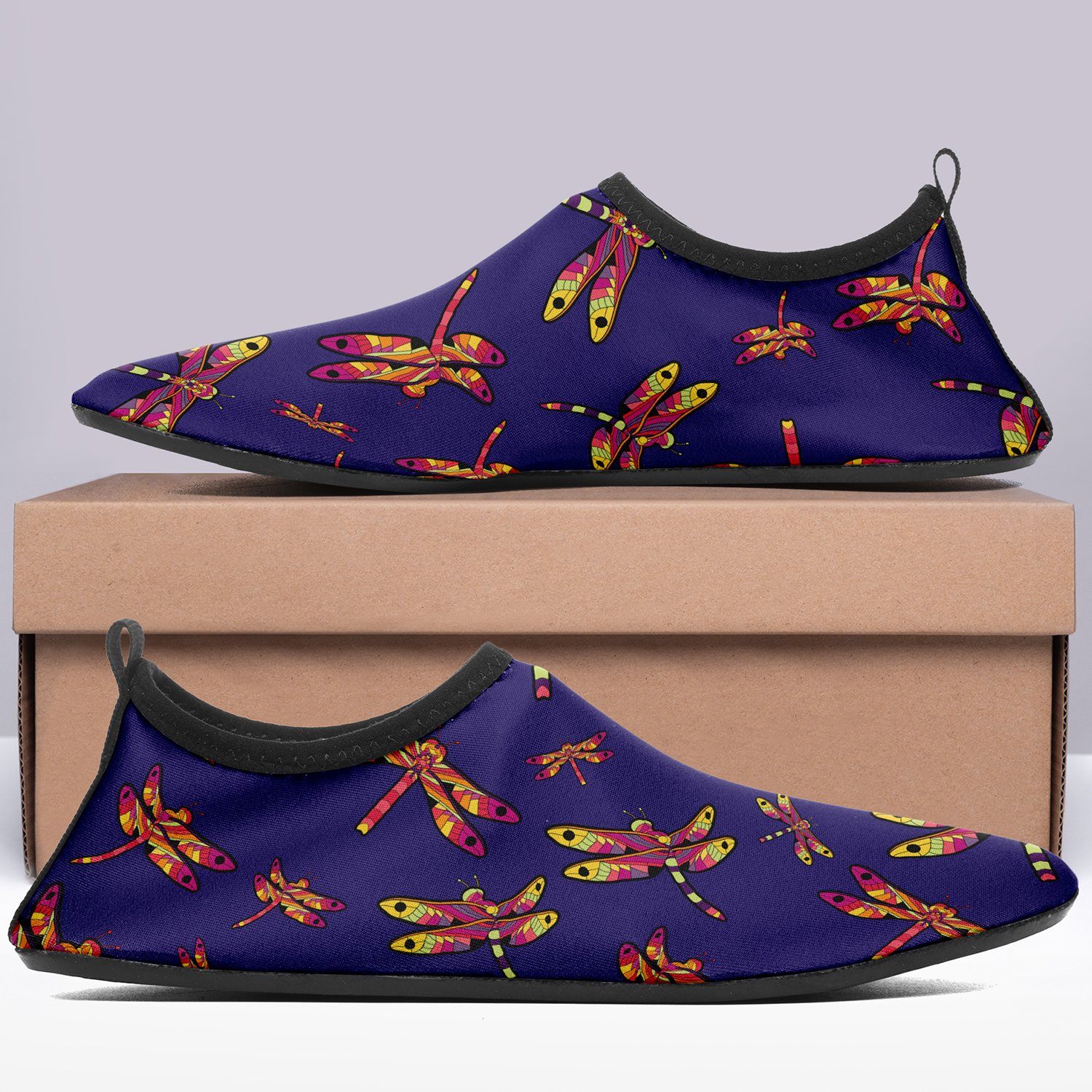 Gathering Purple Sockamoccs Slip On Shoes Herman