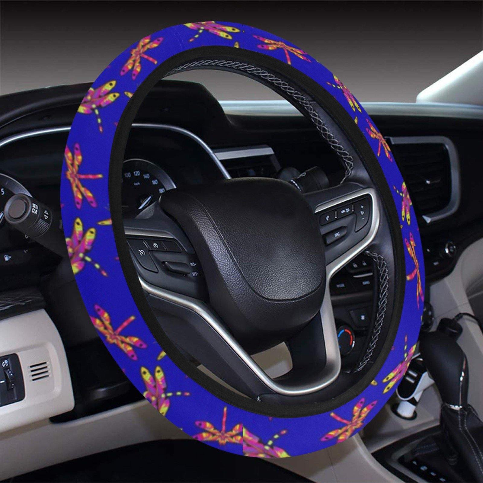 Gathering Purple Steering Wheel Cover with Elastic Edge Steering Wheel Cover with Elastic Edge e-joyer