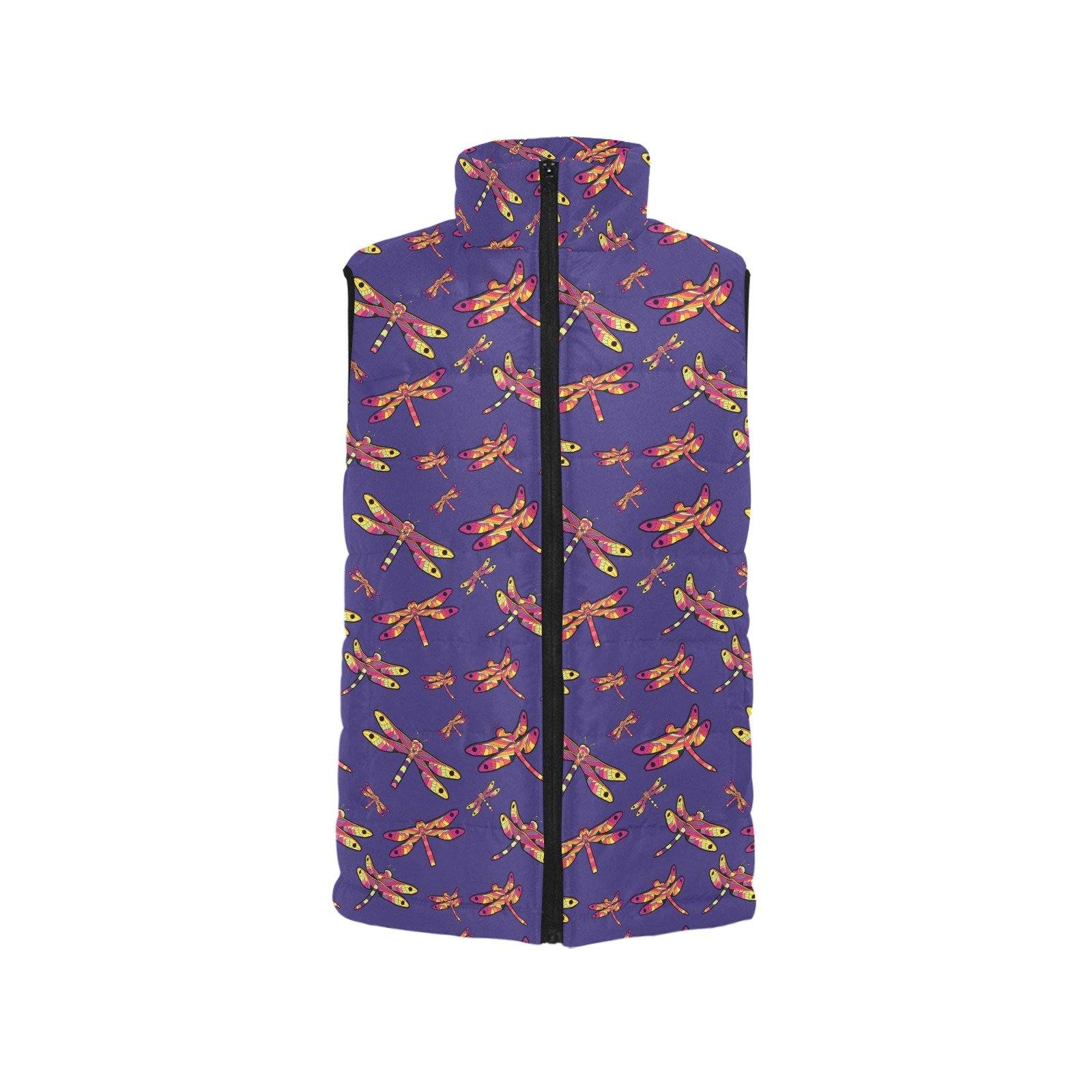 Gathering Purple Women's Padded Vest Jacket (Model H44) Women's Padded Vest Jacket (H44) e-joyer
