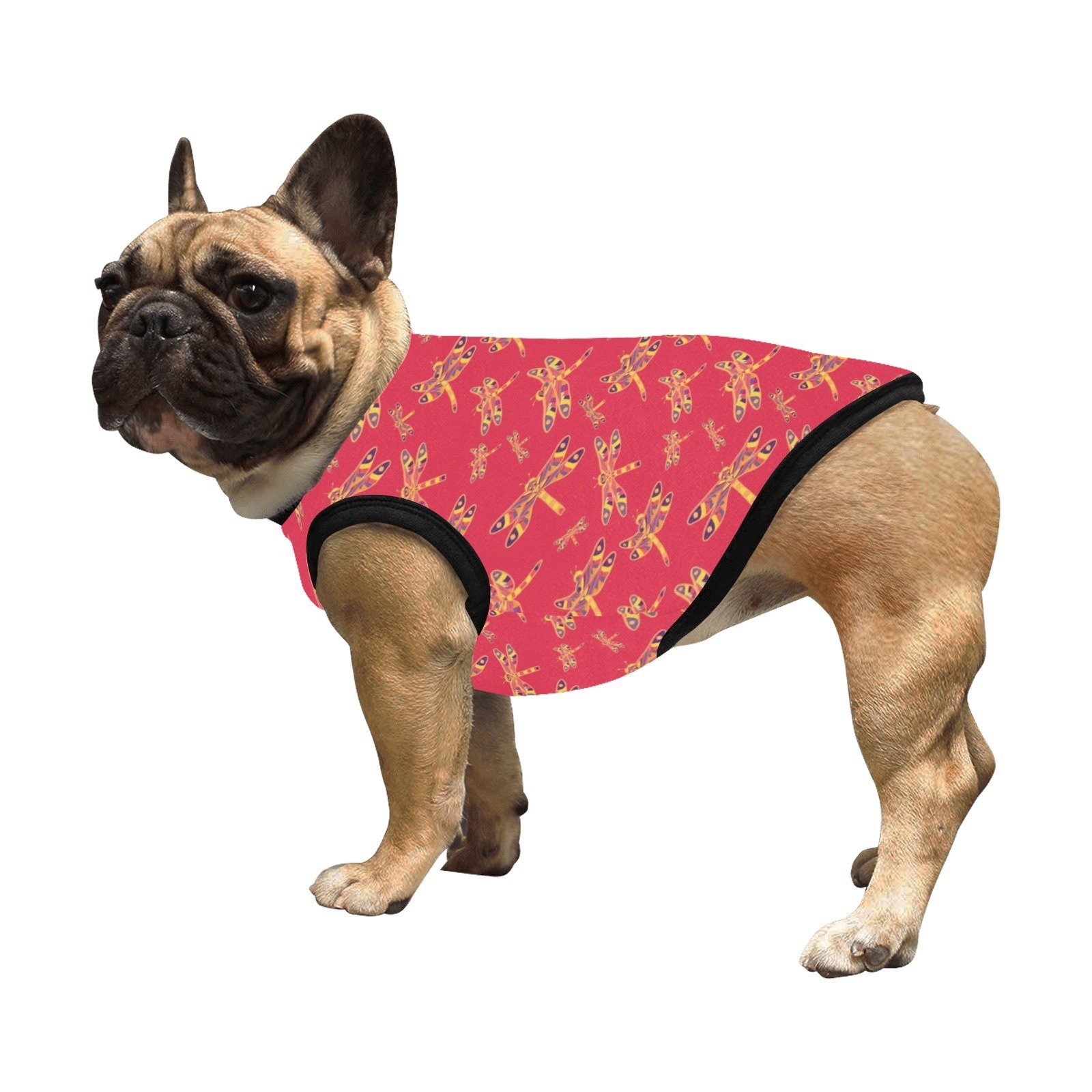 Gathering Rouge All Over Print Pet Tank Top Pet Tank Top e-joyer