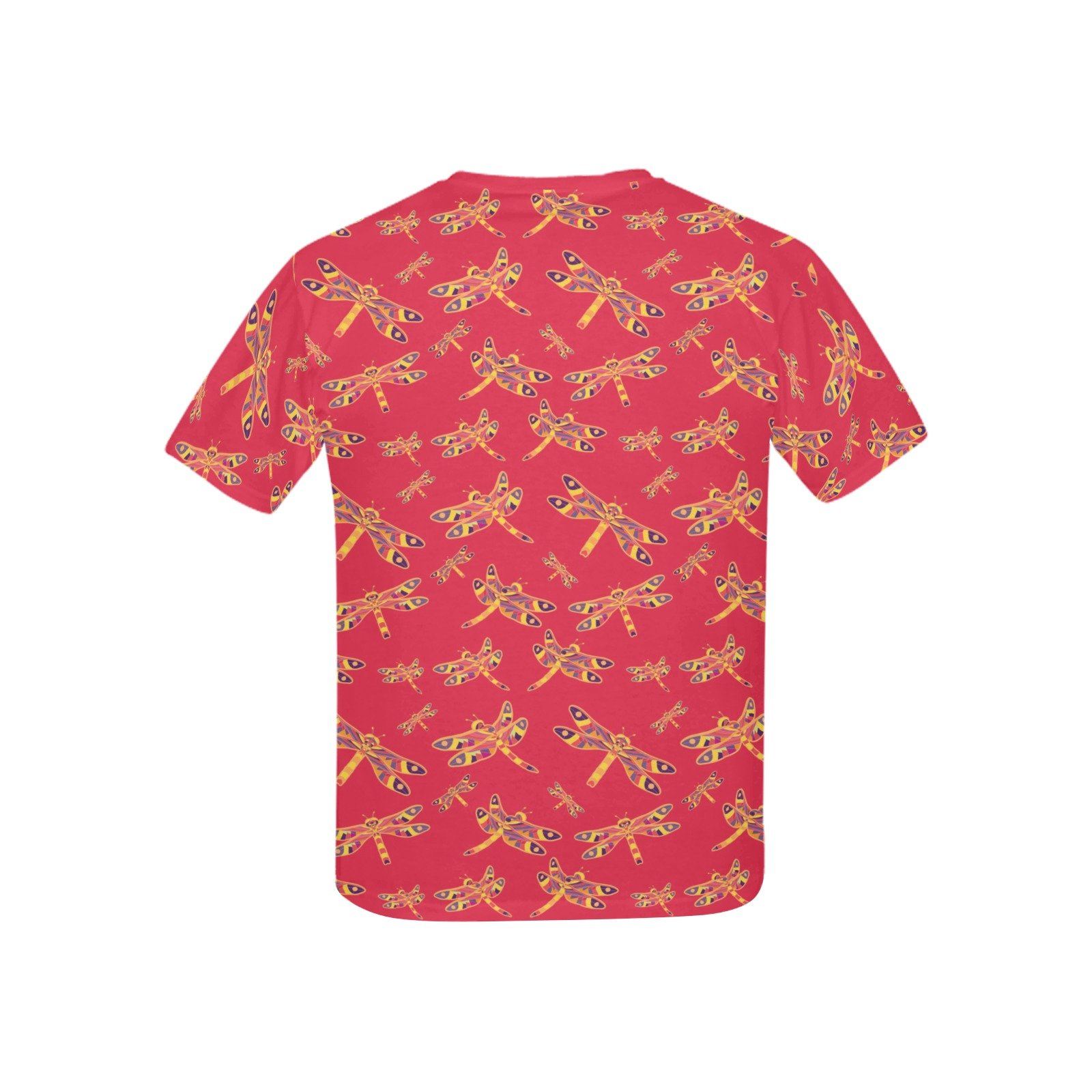 Gathering Rouge Kids' All Over Print T-shirt (USA Size) (Model T40) All Over Print T-shirt for Kid (T40) e-joyer