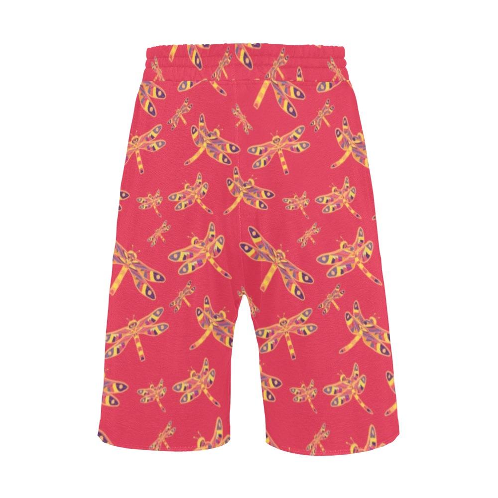 Gathering Rouge Men's All Over Print Casual Shorts (Model L23) Men's Casual Shorts (L23) e-joyer