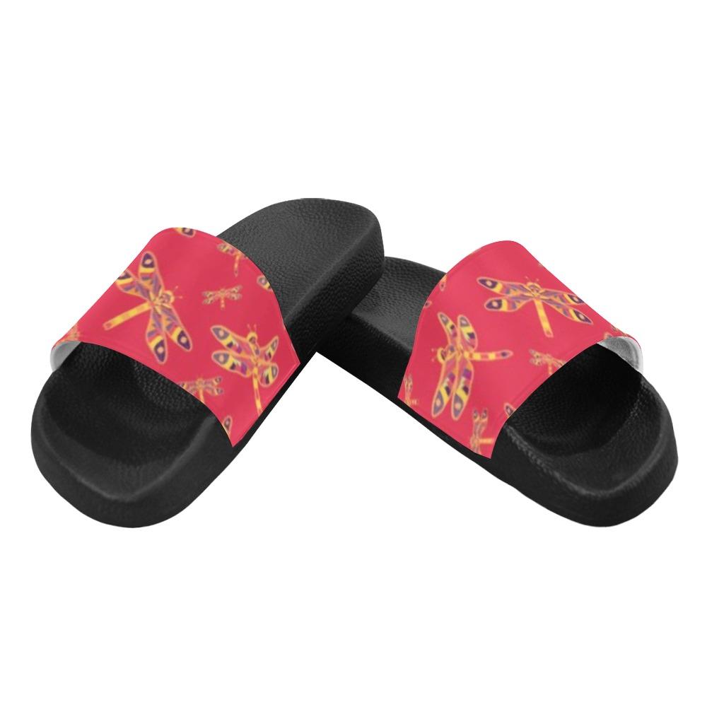 Gathering Rouge Men's Slide Sandals (Model 057) Men's Slide Sandals (057) e-joyer