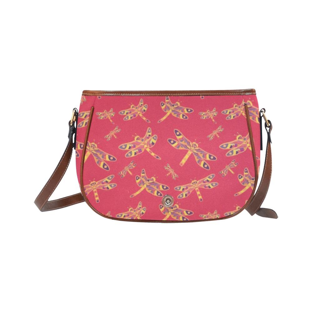 Gathering Rouge Saddle Bag/Large (Model 1649) Saddle Bag/Large e-joyer