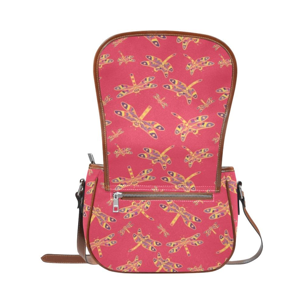 Gathering Rouge Saddle Bag/Large (Model 1649) Saddle Bag/Large e-joyer