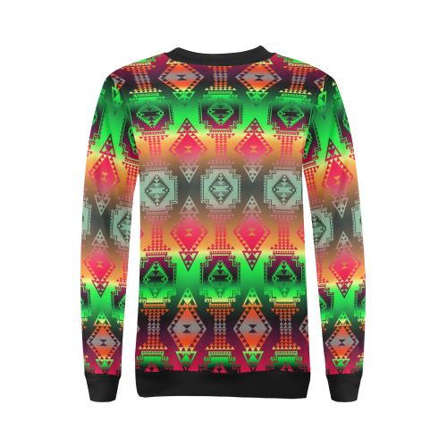 Gathering Sky All Over Print Crewneck Sweatshirt for Women (Model H18) Crewneck Sweatshirt for Women (H18) e-joyer