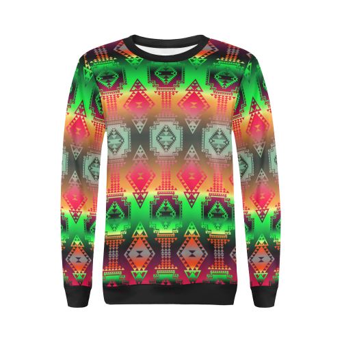 Gathering Sky All Over Print Crewneck Sweatshirt for Women (Model H18) Crewneck Sweatshirt for Women (H18) e-joyer